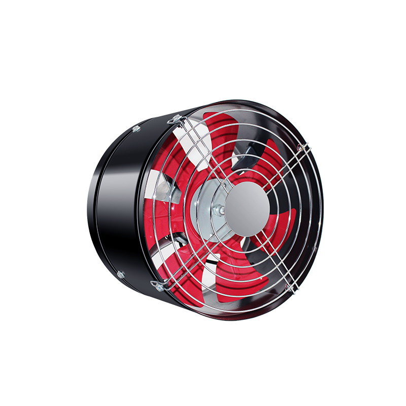 Kipas ventilasi knalpot knalpot hitam kuat, kipas knalpot kecepatan tinggi